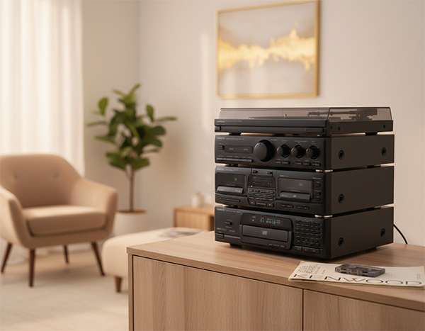 Hi-fi separates stack